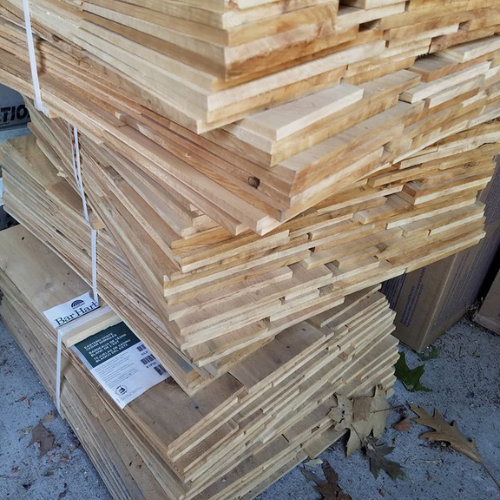 Lumber at Lucy Hardware.